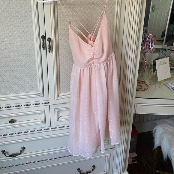 NWT Revolve NBD Maris Mini Dress in Light Pink - Picture 4 of 11